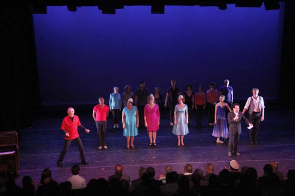 Curtain Calls, with entire cast, Ron Young, DO40 Pres. John Sefakis